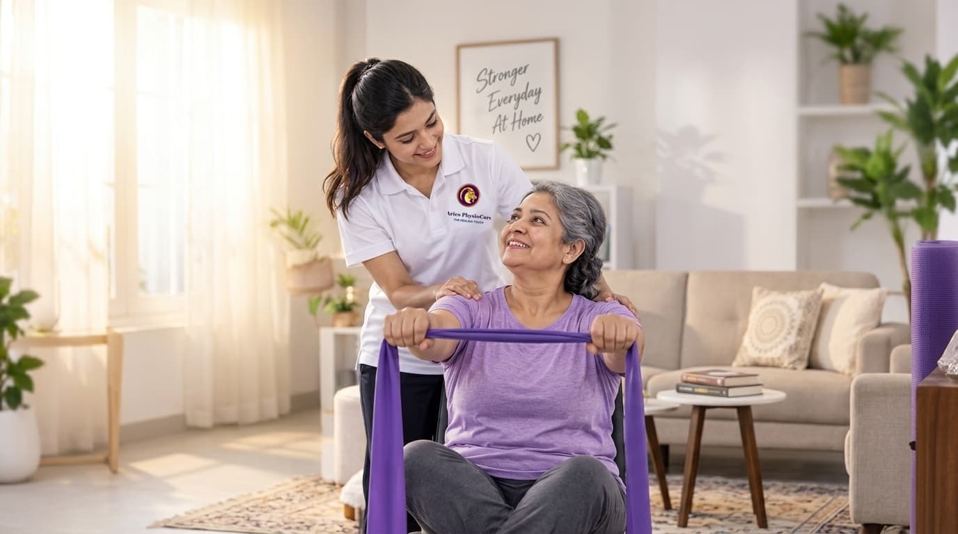 Professional Home Physiotherapy in Grant Road, Mumbai - Aries PhysioCare